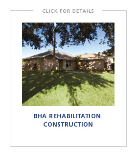 BHA rehabilitation construction