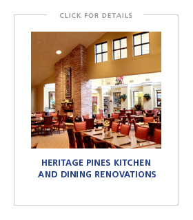 Heritage Pines Kitchen and Dining Renovations
