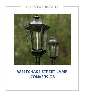 Westchase street lamp conversion